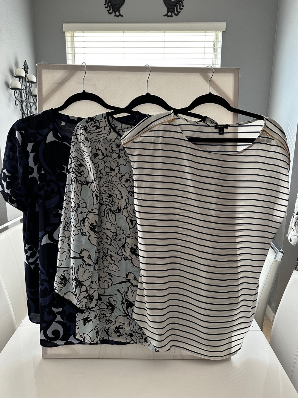 Size L Ann Taylor & LOFT Career Blouse Bundle - Lot of 3 Work Tops